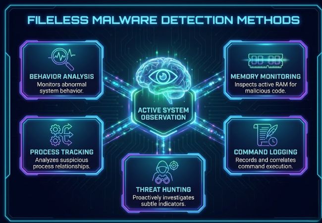 how can fileless malware be detected