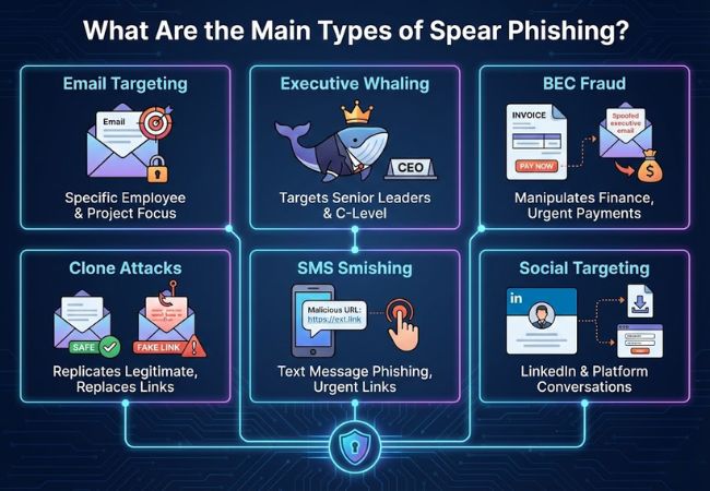 spear phishing types
