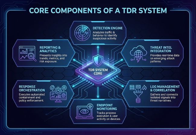 core components of tdr system