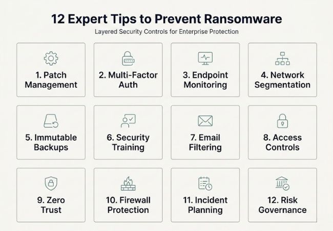 expert tips to prevent ransomware