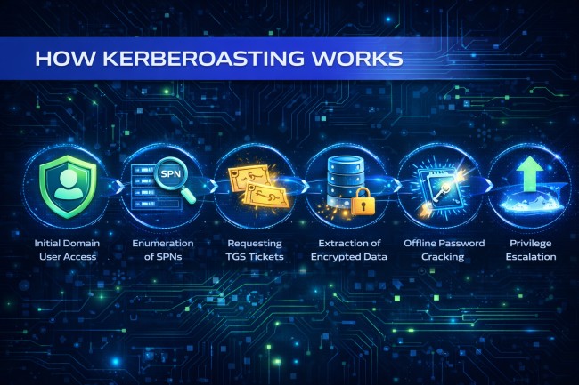 how kerberoasting attack works