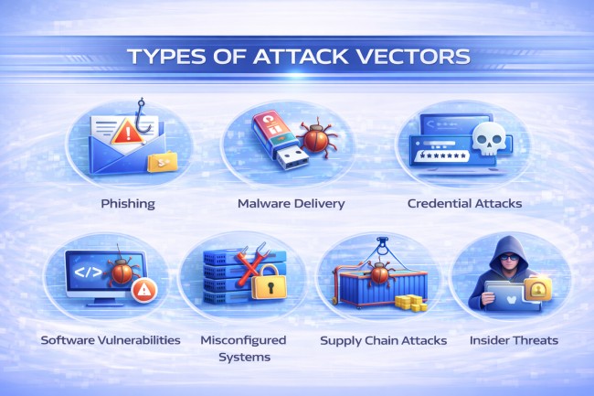 types of attack vectors