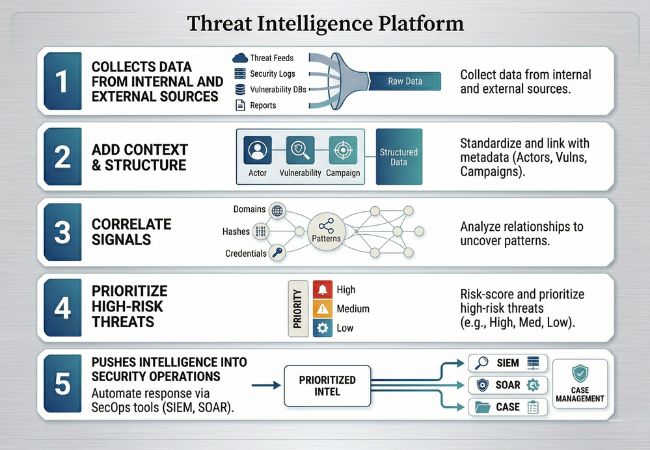how threat intelligence platform works