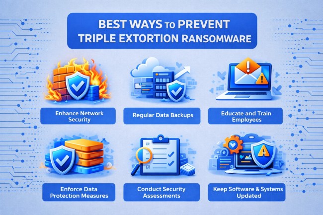 best ways to prevent triple extortion ransomware