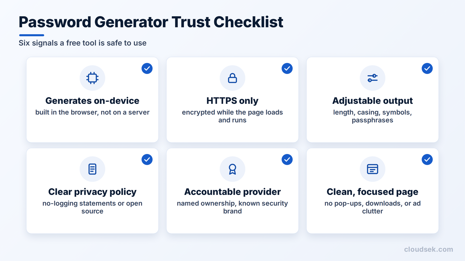trustworthy free password generator