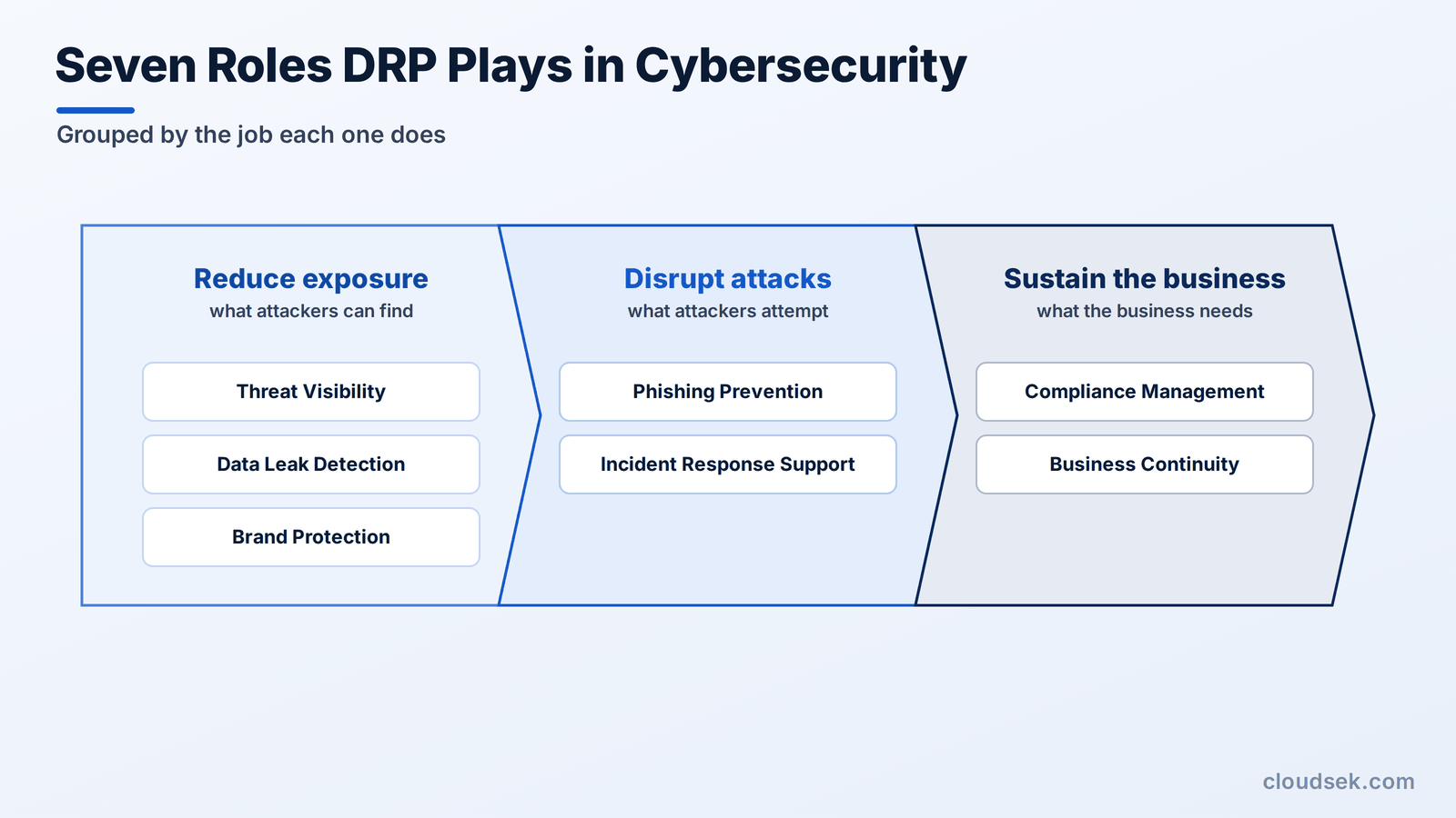 seven roles drp plays in cybersecurity