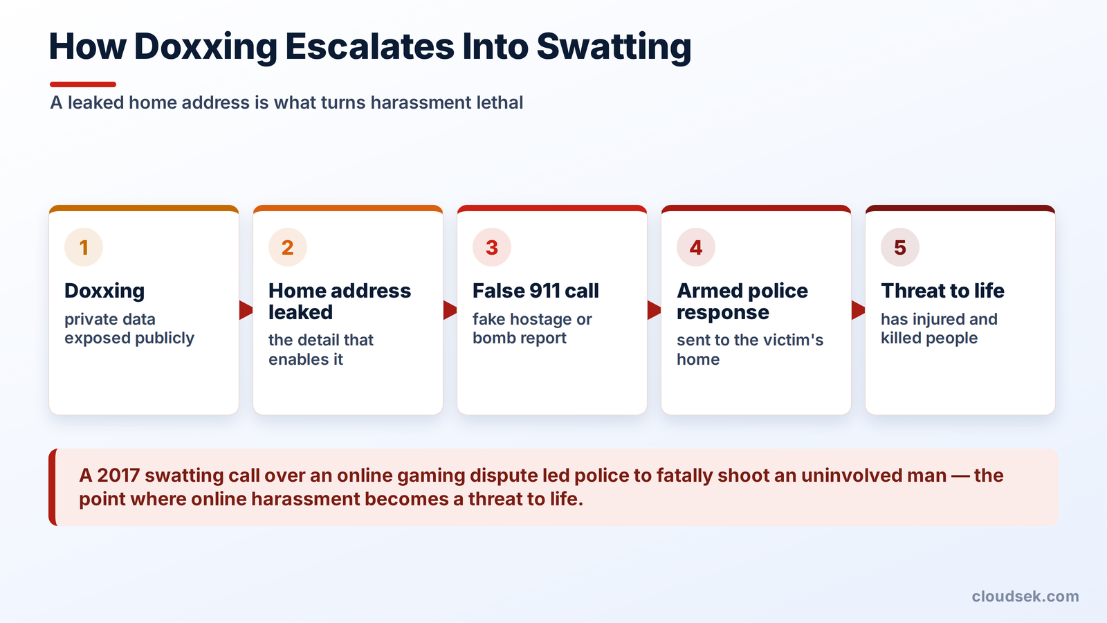 doxing to swatting