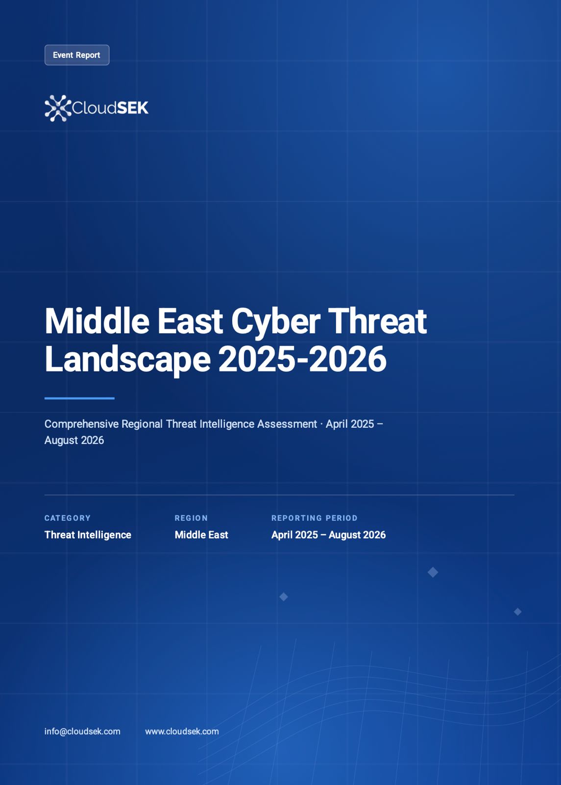 Middle East Cyber Threat Landscape 2025-2026