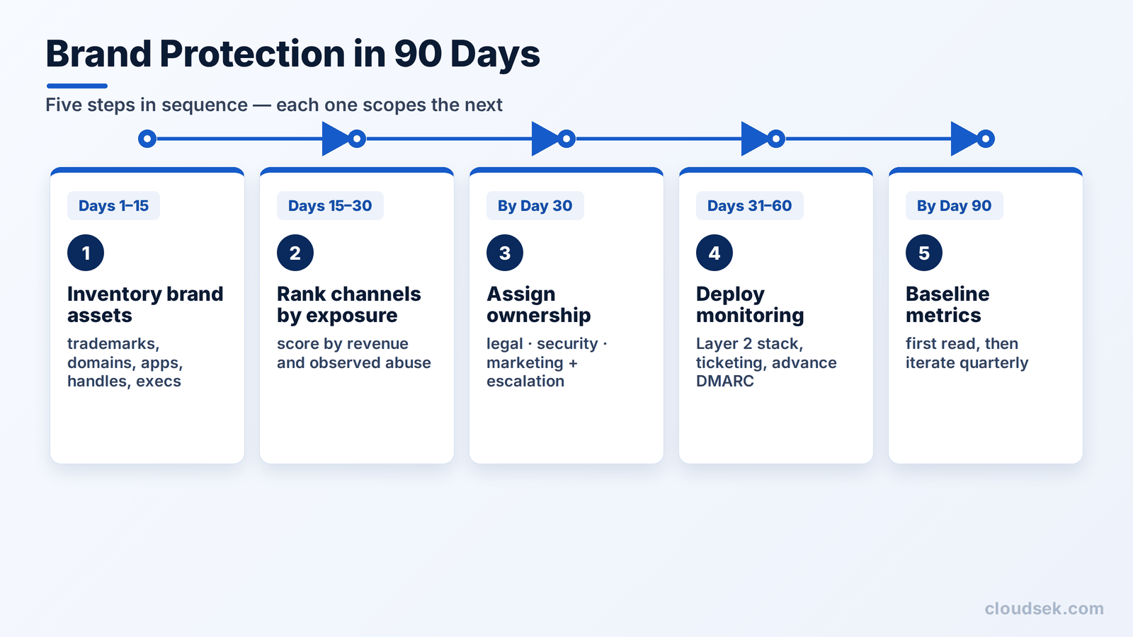 brand protection program roadmap