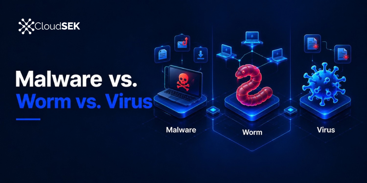 Malware vs. Virus vs. Worm: How They Spread, Examples & Key Differences