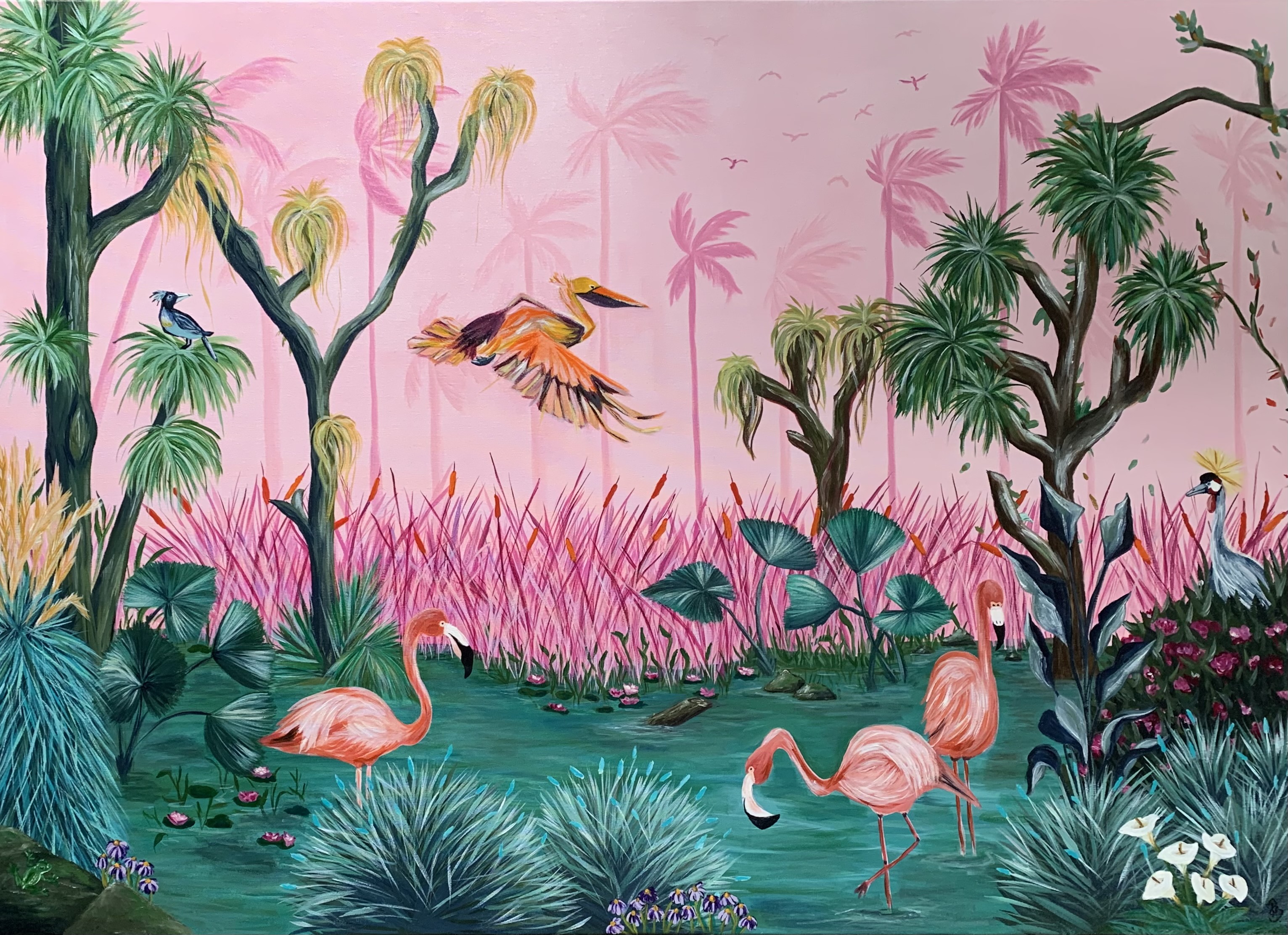 Pinke Lagune 