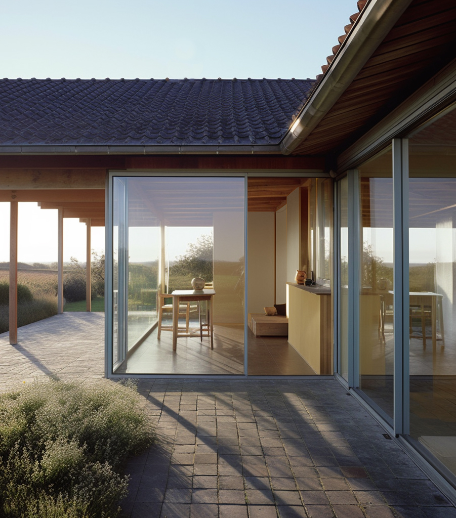 Arkitekttegnet sommerhus på 65 m² ved Jammerbugten