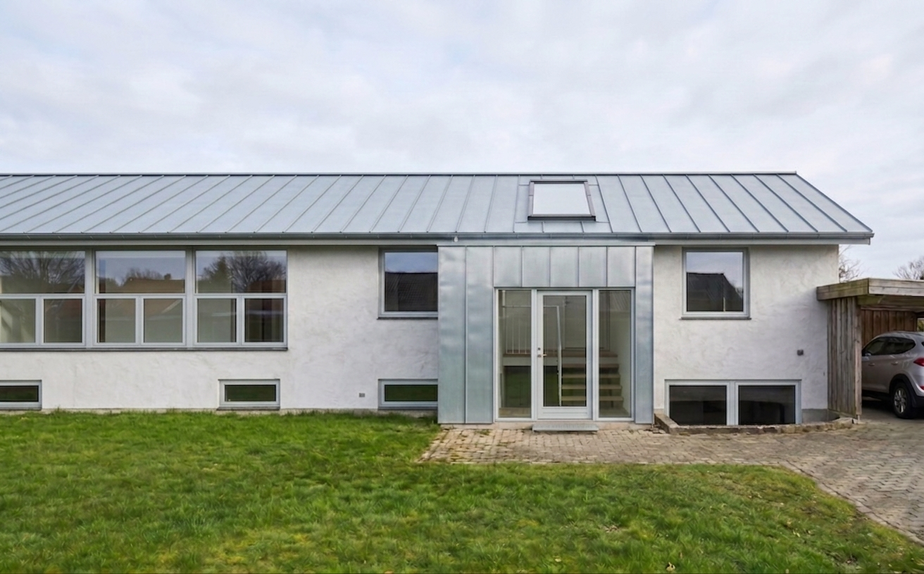 Transformation af villa i Skanderborg med ny entré