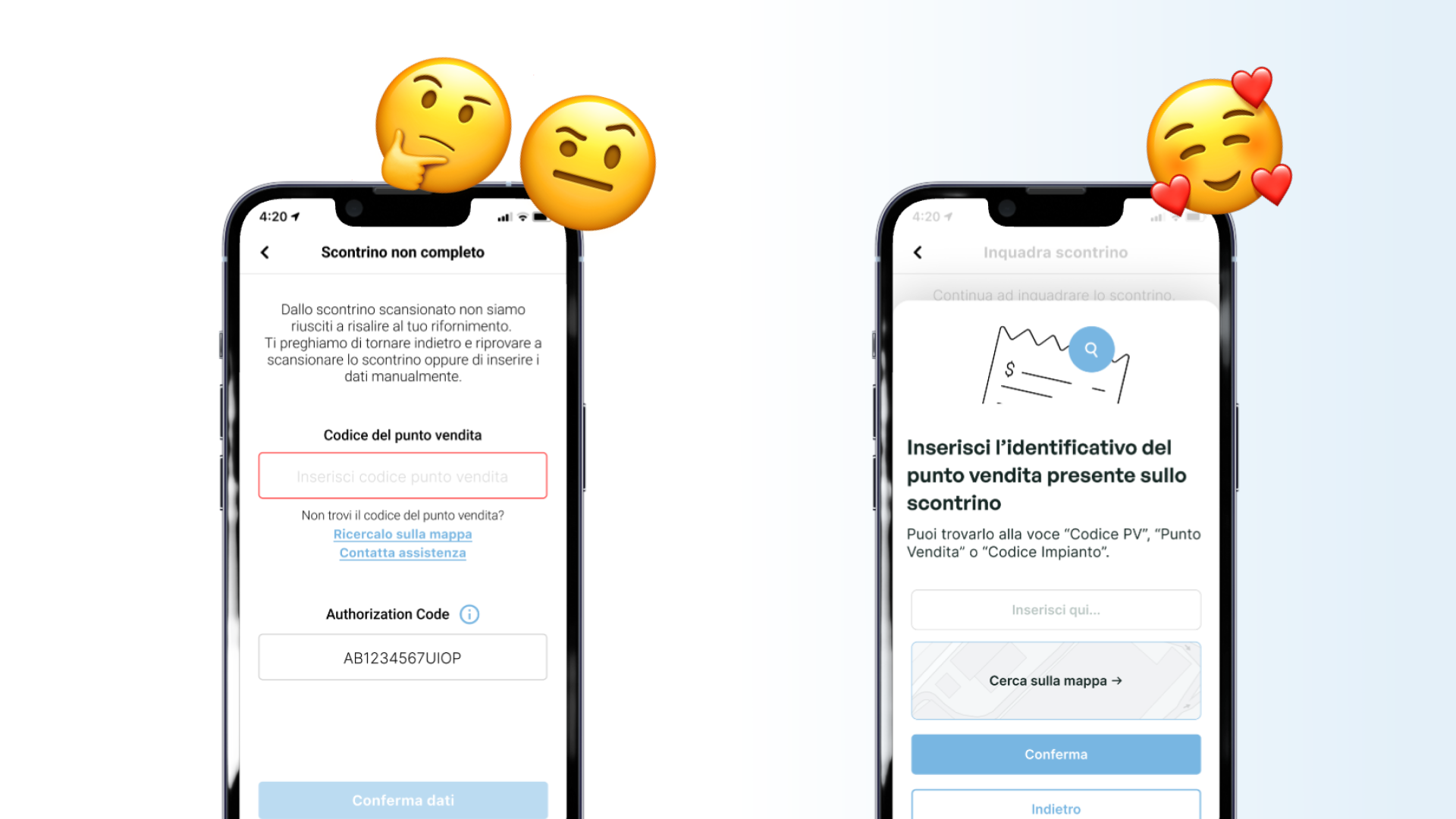 Reducing support requests by redesigning error states