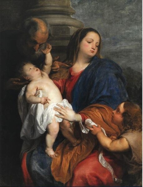 File:After Anthony van Dyck - The Holy Family with Saint John the Baptist as a child, 1621-1625.jpg