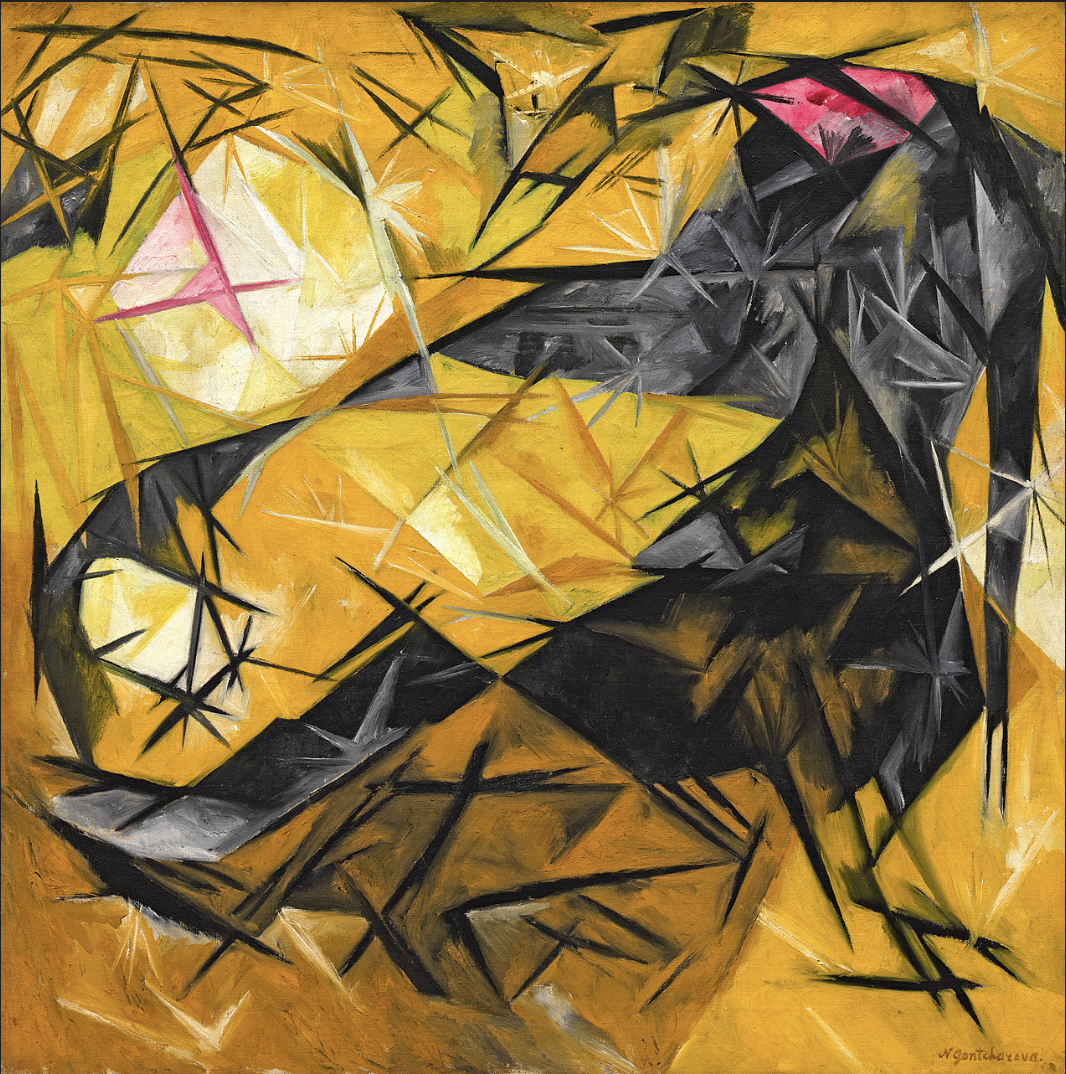 The Playful Fourth Dimension in Natalia Goncharova’s "Cats"