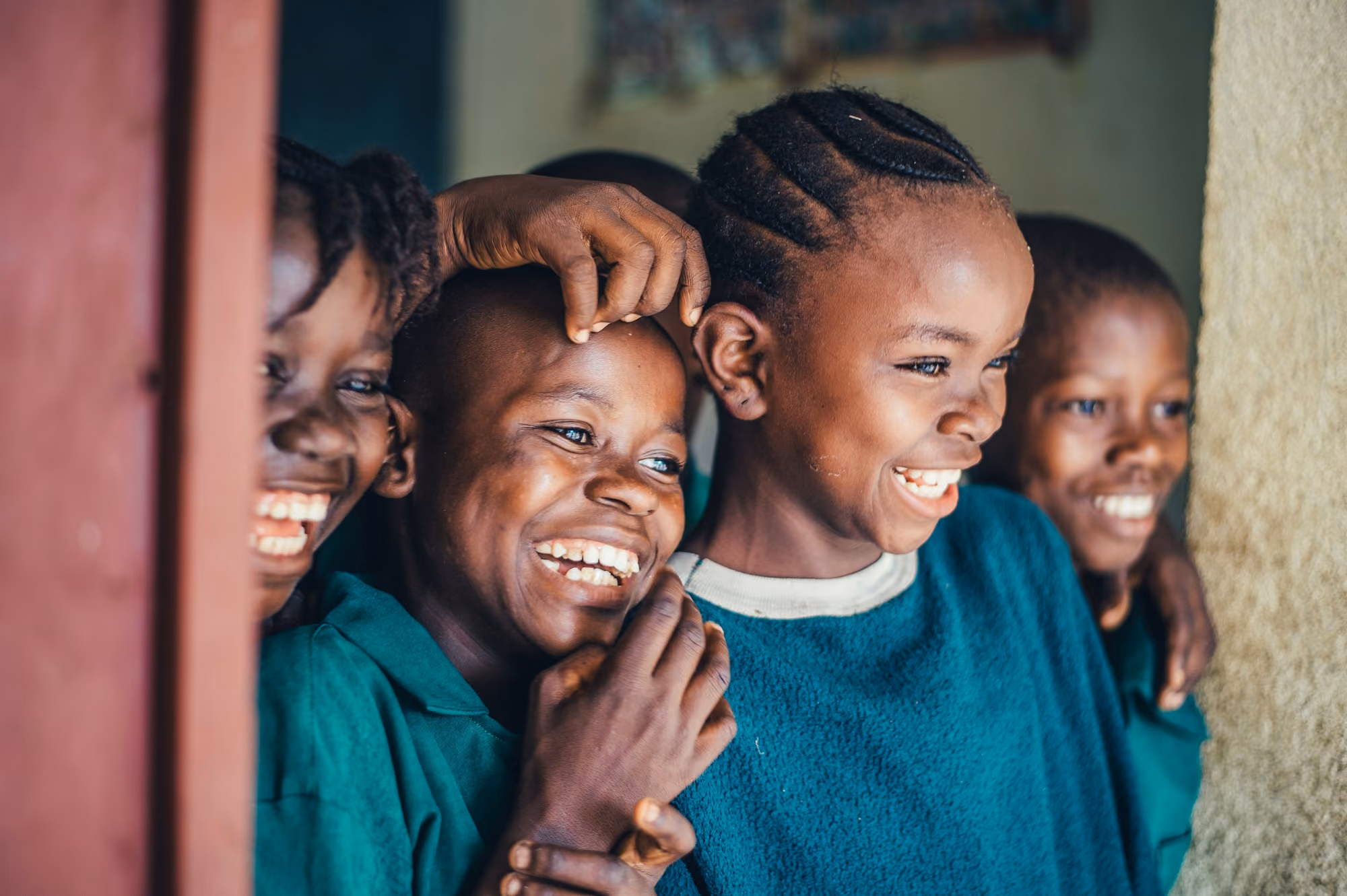 Children smiling together