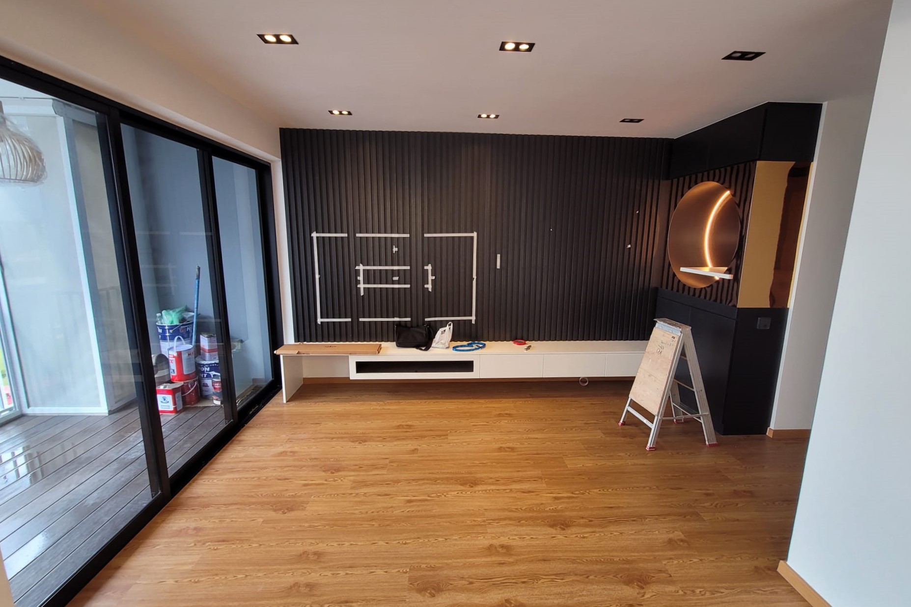 Interior renovation works underway—how to work with an interior designer during project execution and site coordination