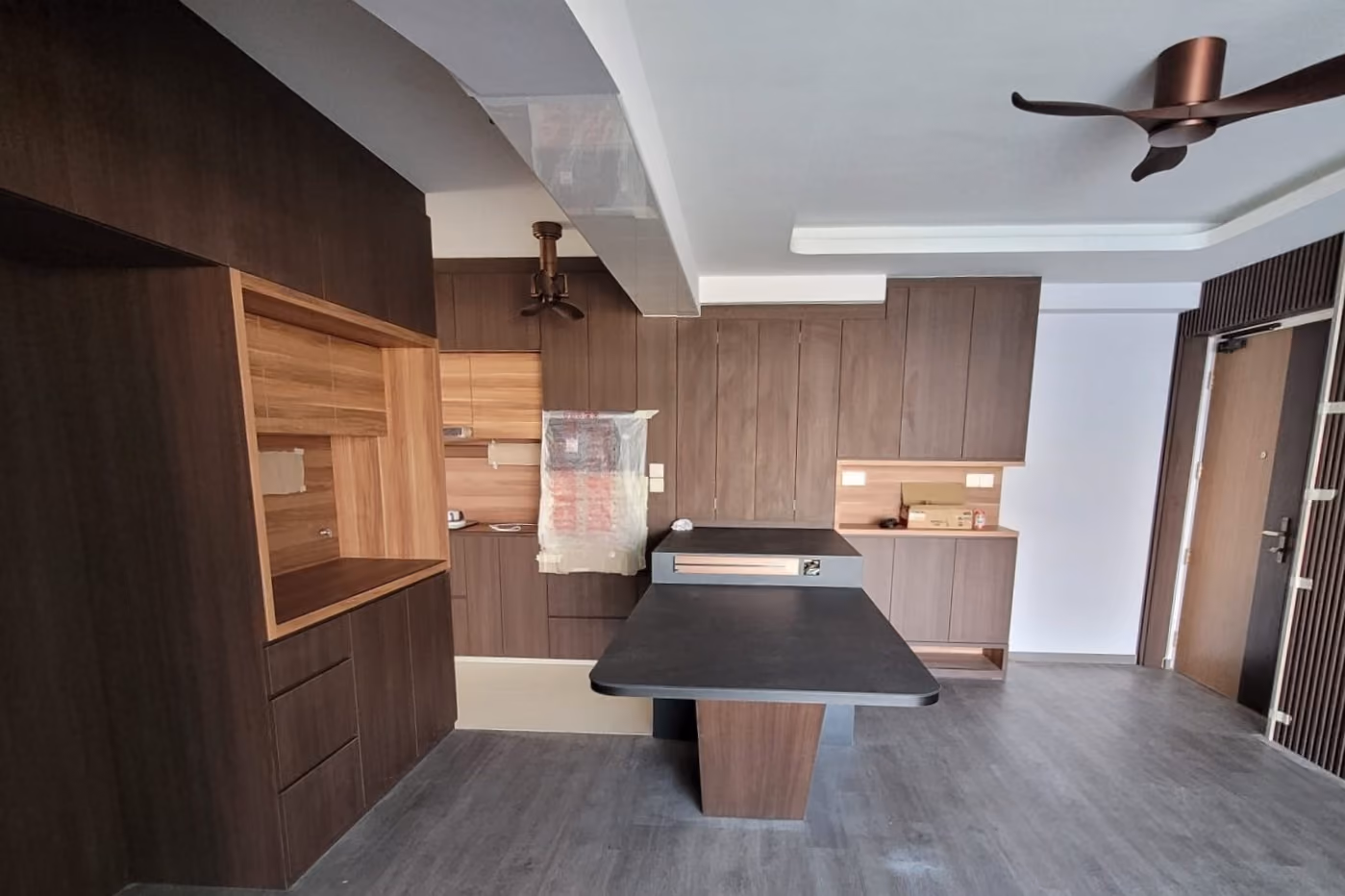 Final inspection stage showing completed home renovation—how to work with an interior designer for proper handover checks