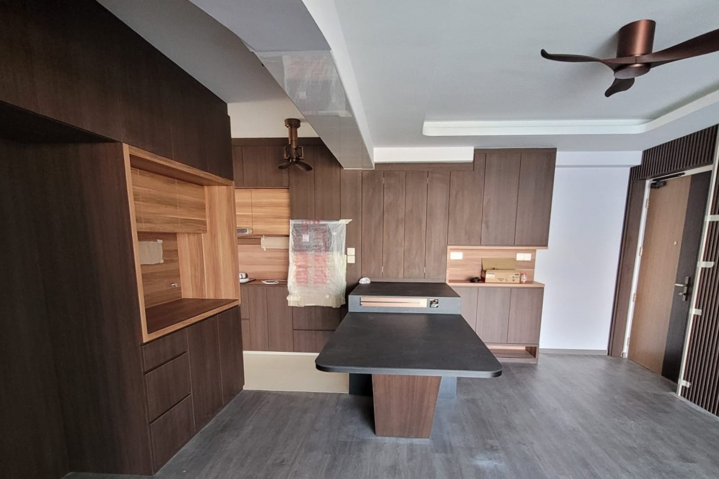 Final inspection stage showing completed home renovation—how to work with an interior designer for proper handover checks