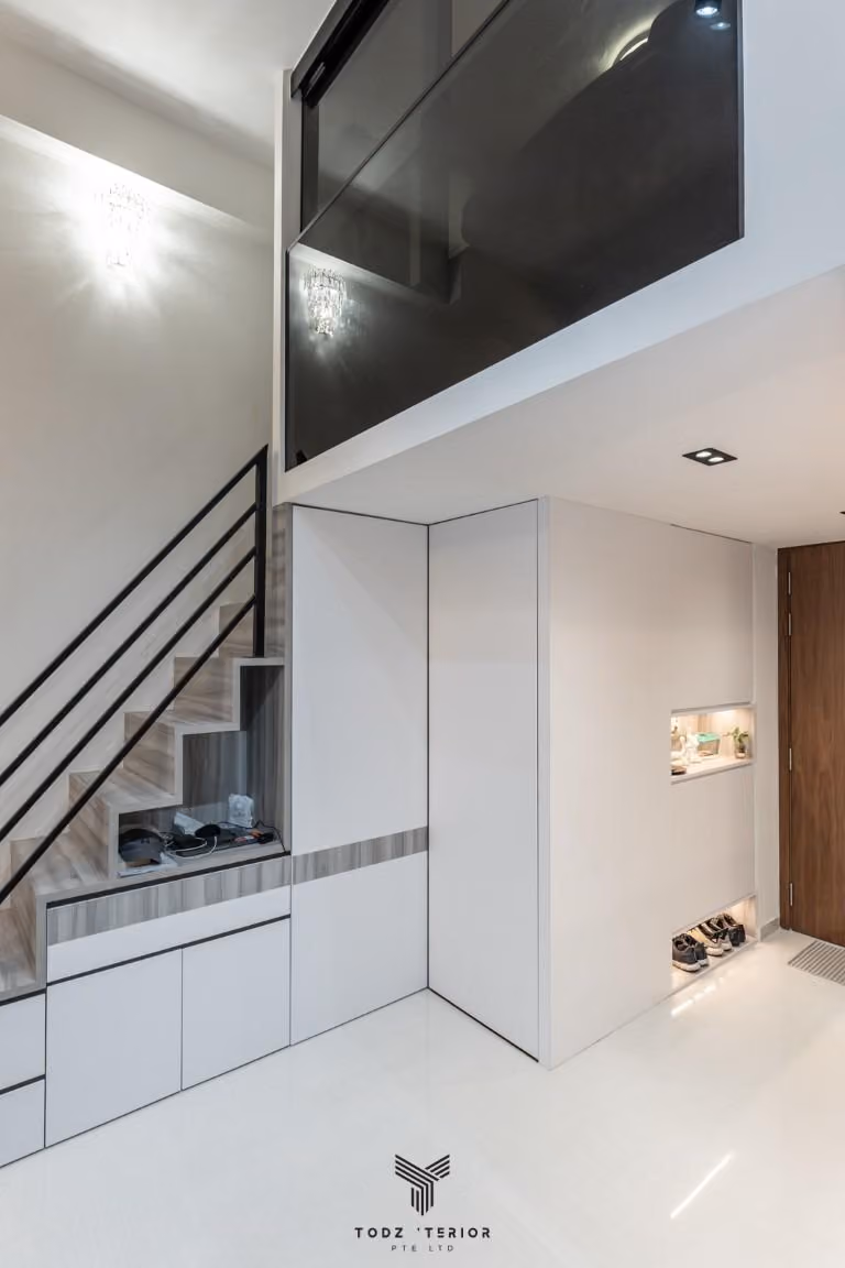 Staircase Storage Design by Todz’Terior