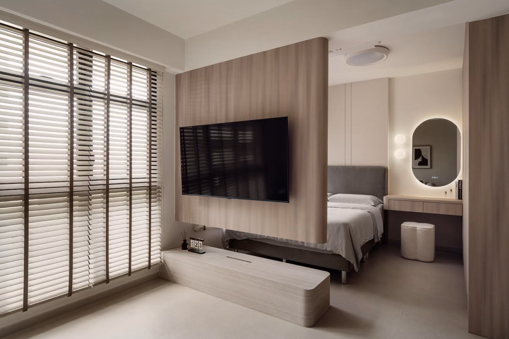 2 Room Flexi BTO Interior Design by Darwin Interior: https://www.homematch.sg/interior-designers-contractors/darwin-interior-c25