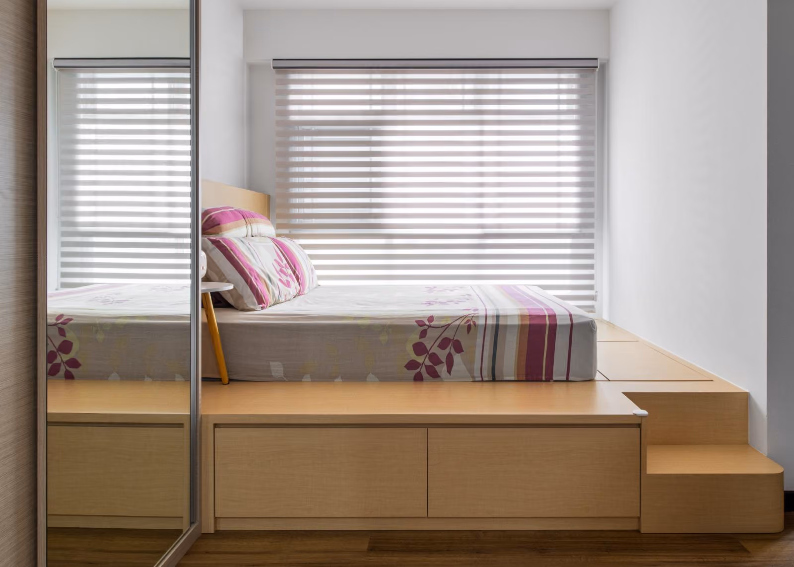 2 Room Flexi BTO Bedroom design by Aestherior: https://www.homematch.sg/interior-designers-contractors/aestherior-c8