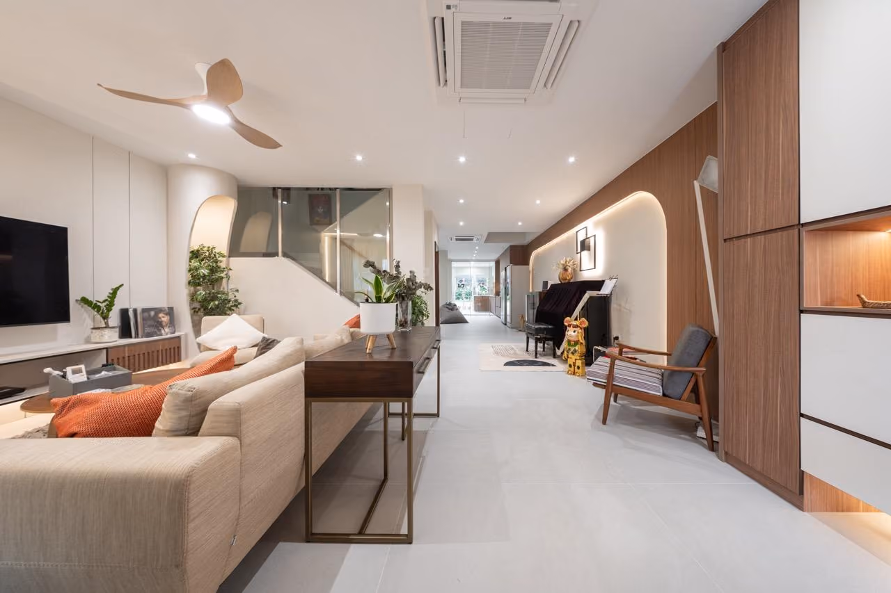Semi Detached Landed Property Renovation by Jesigns Interior: https://www.homematch.sg/interior-designers-contractors/jesigns-interior-design-c153
