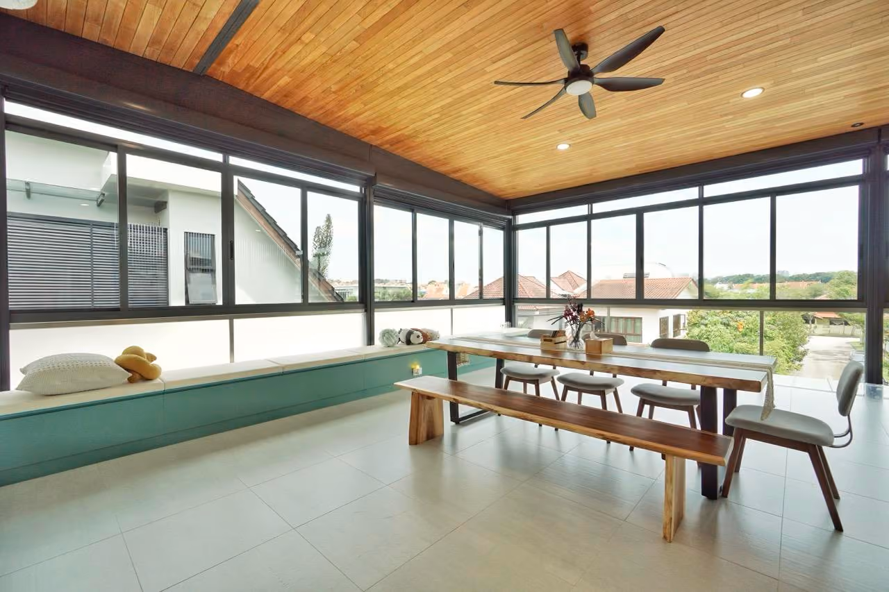 Detached Bungalow Landed Property Renovation by Groove Interior: https://www.homematch.sg/interior-designers-contractors/groove-interior-design-c50