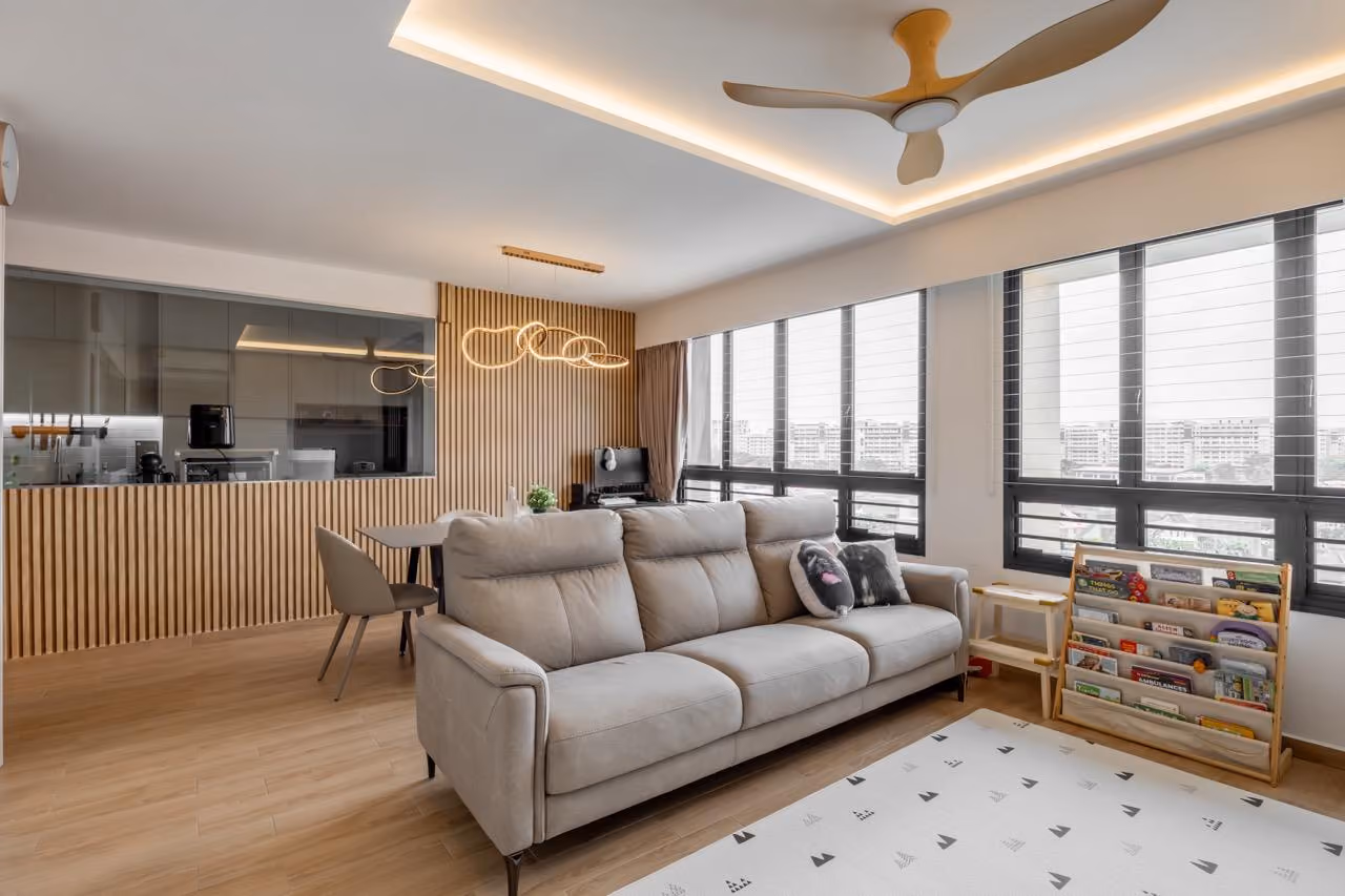 5 Room HDB Interior Design that cost $70,000 by Juz Interior