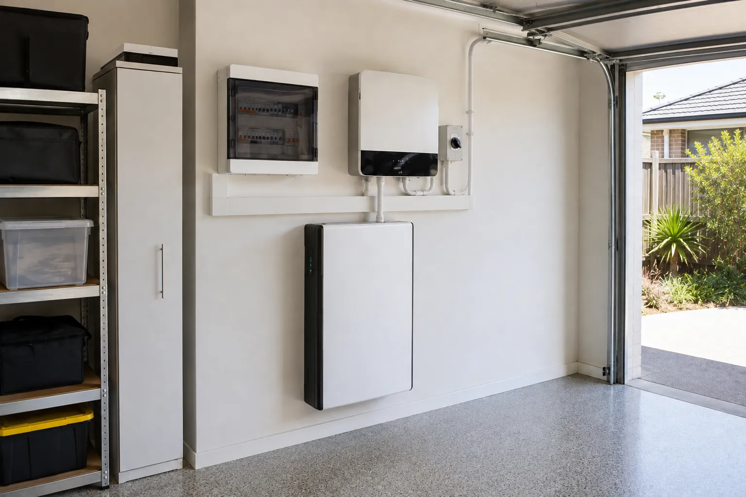 Can a Solar Battery Be Installed in a Garage or Outside?