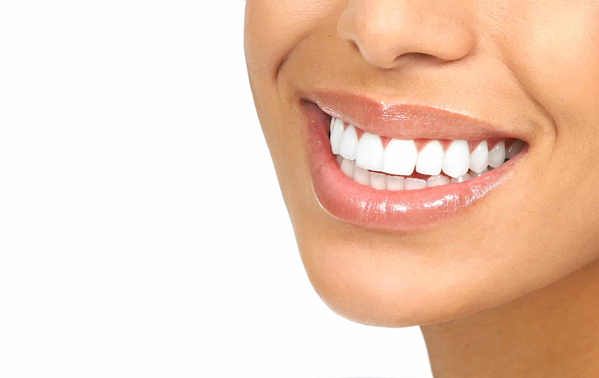 Close-up of a bright, healthy smile