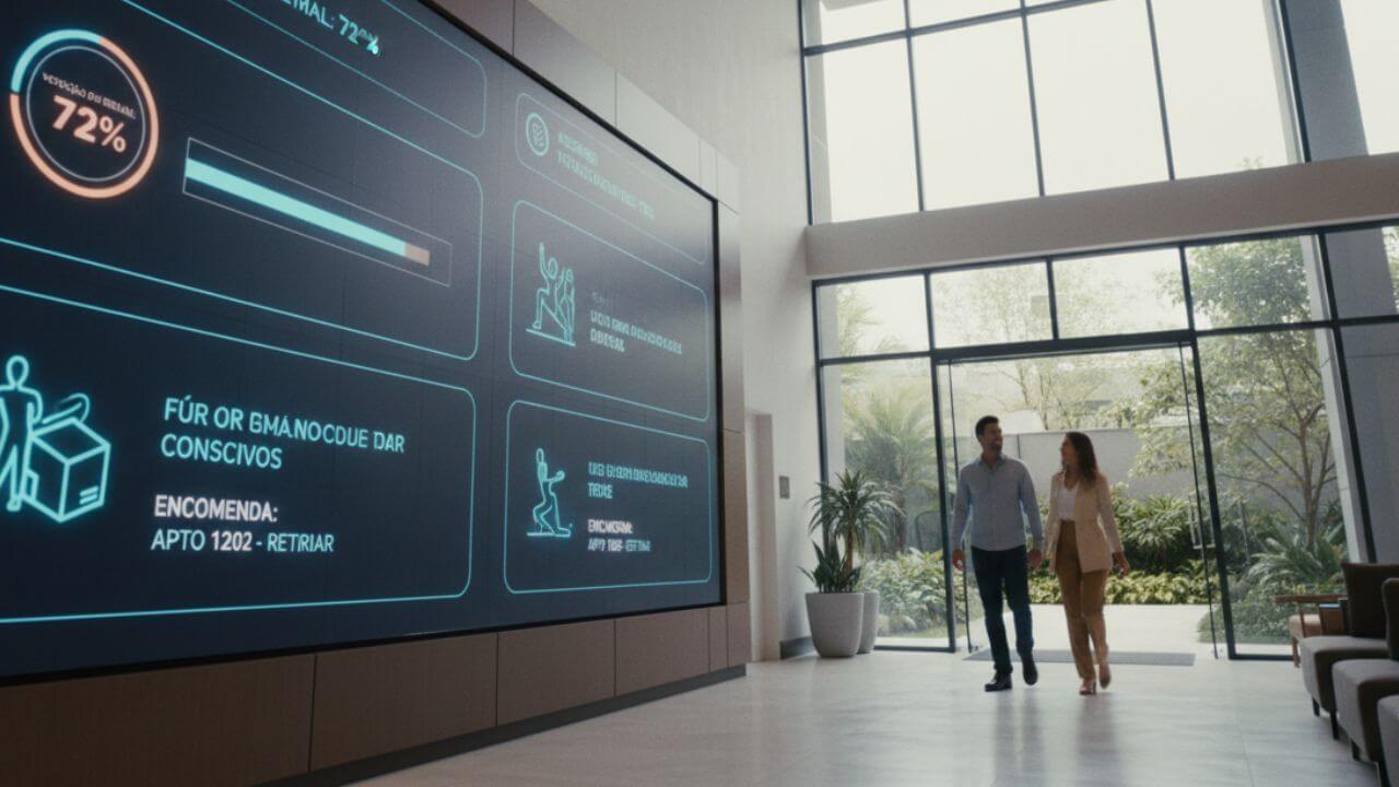 uso de IA para comunicação visual em condomínio