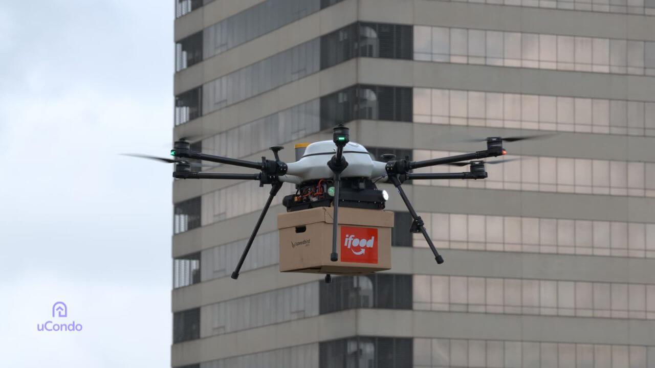Entrega por drone: o uso de drones para delivery nos condomínios