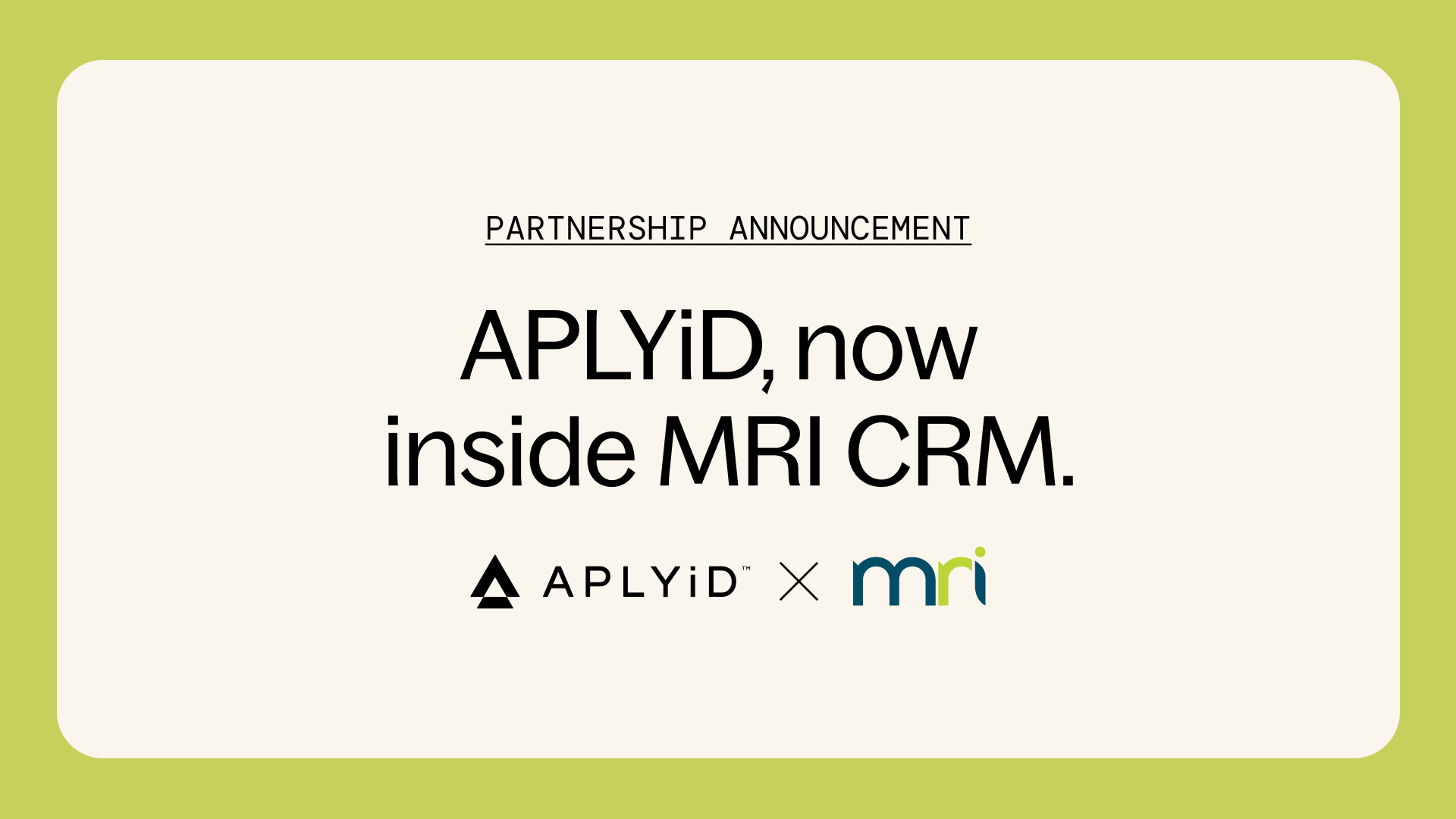 APLYiD partners with MRI Software for no-nonsense AML compliance for Australian real estate agencies