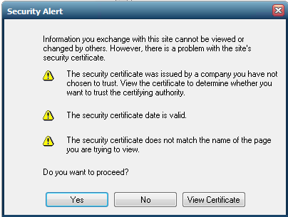 Beveiligingswaarschuwing