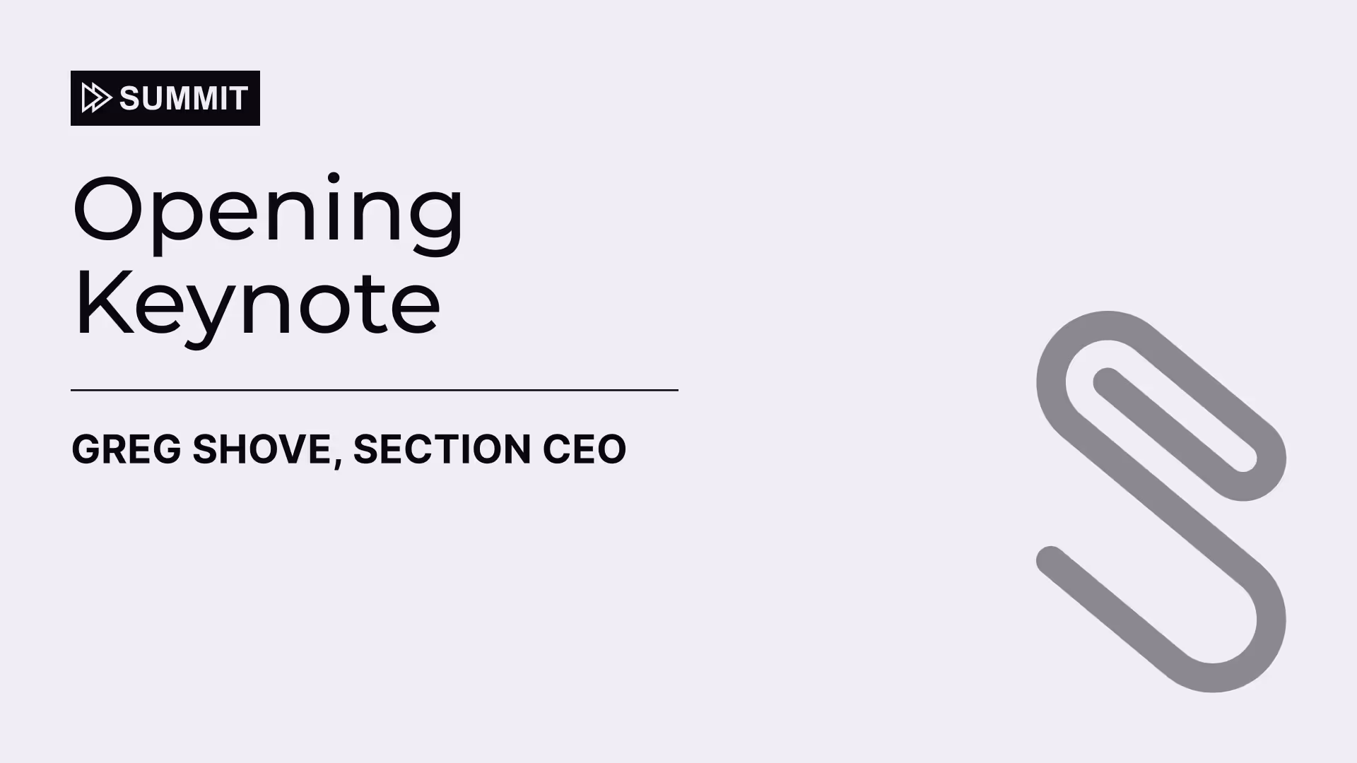 Opening Keynote