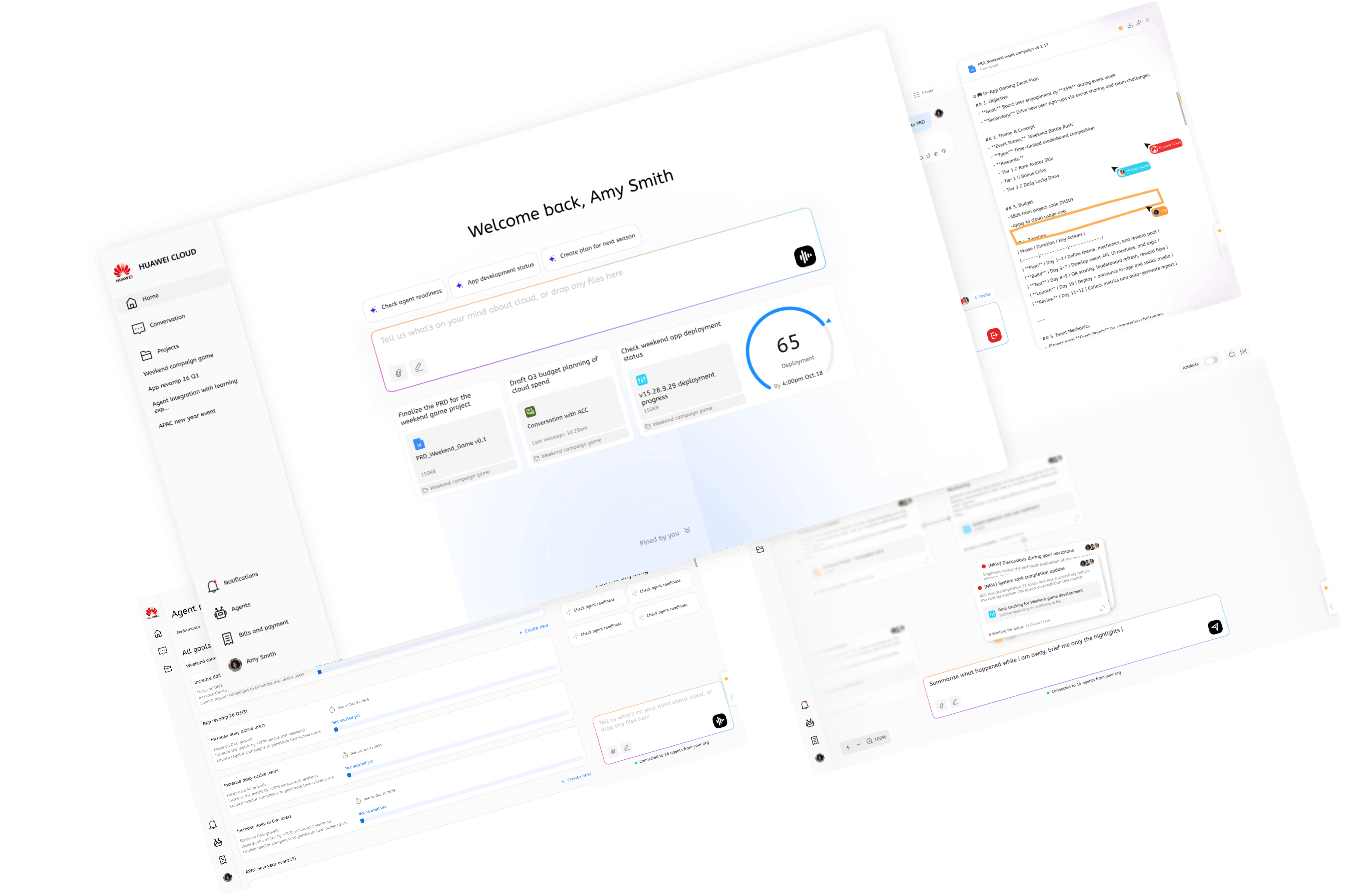 Agentic Huawei Cloud console experience