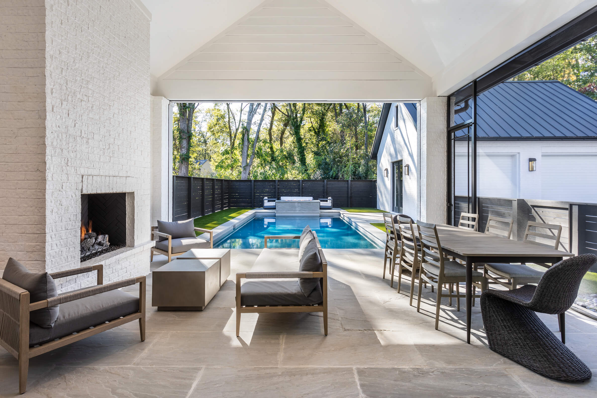 Interior living space of a Fairview Custom Homes luxury build in Upstate South Carolina