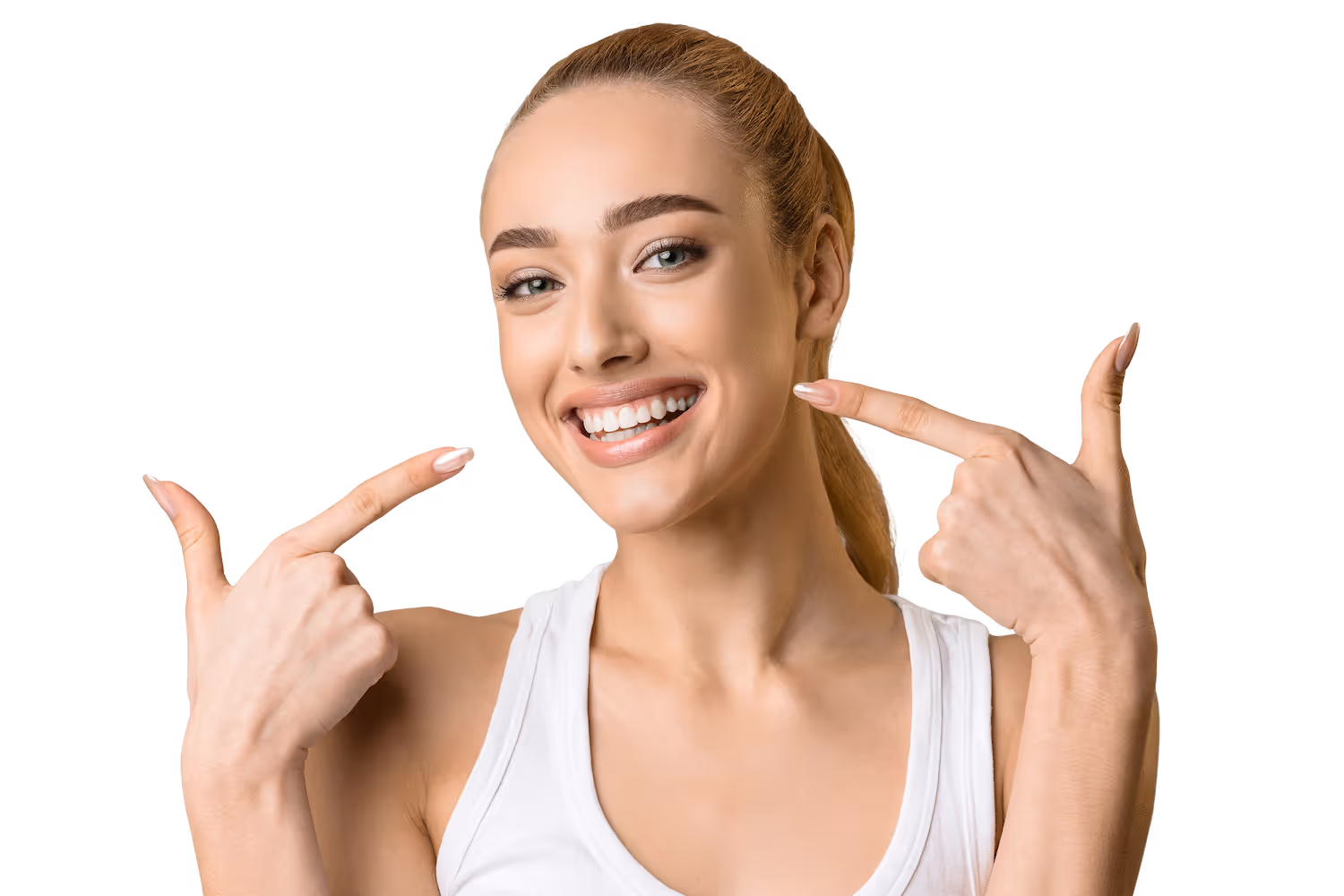 Smiling person