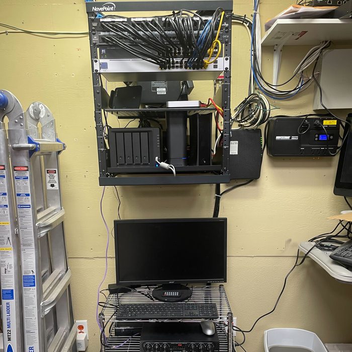 Dental office network equipment installed by Darkhorse Tech at Perry Dental & TMJ Center in San Antonio