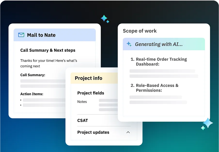 Save hours with AI and automation