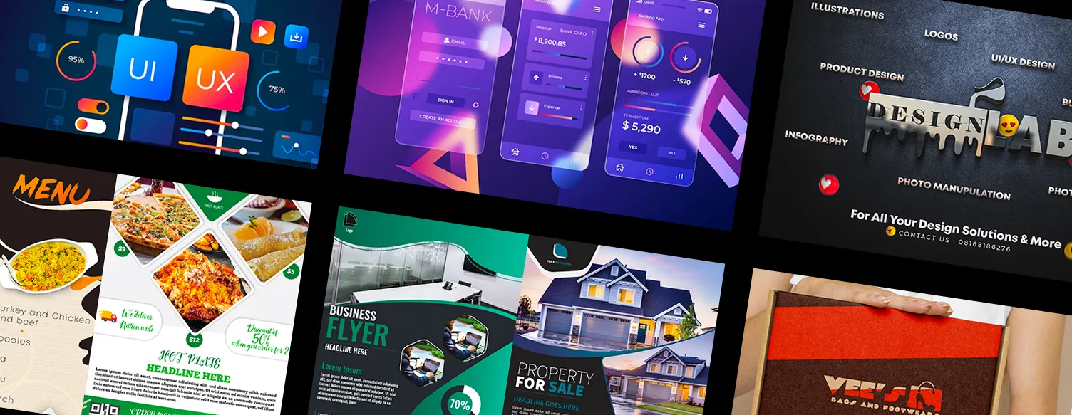 Slightly tilted design images