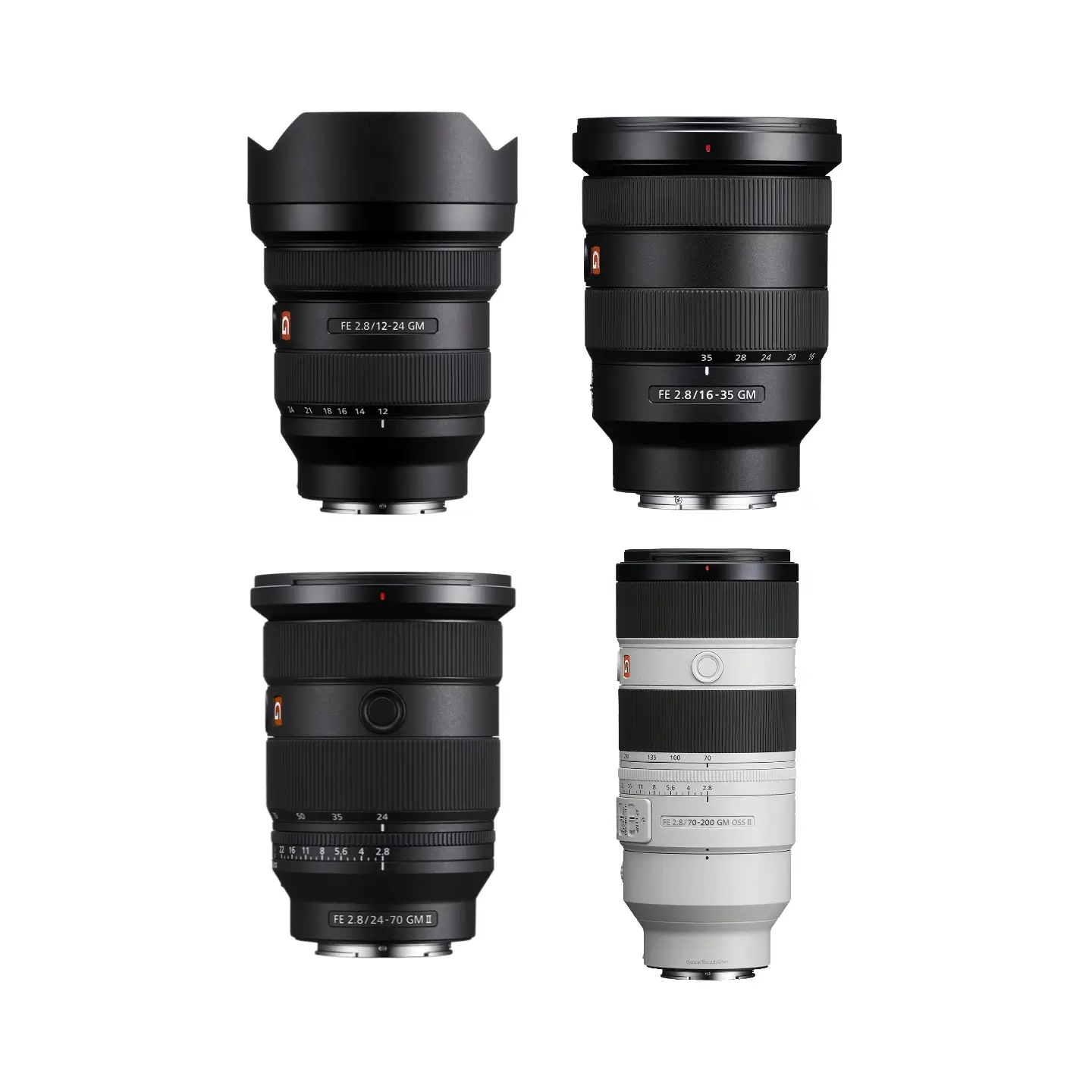 Sony FE G Master 4-Way Zoom Lens Set