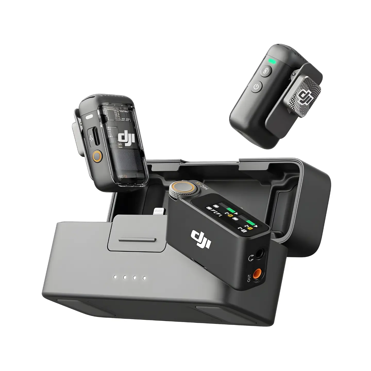 DJI Mic 2 (2TX, 1RX & Charging Case)