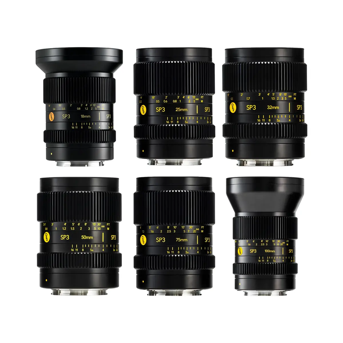 Cooke SP3 6-Way Prime Lens Set