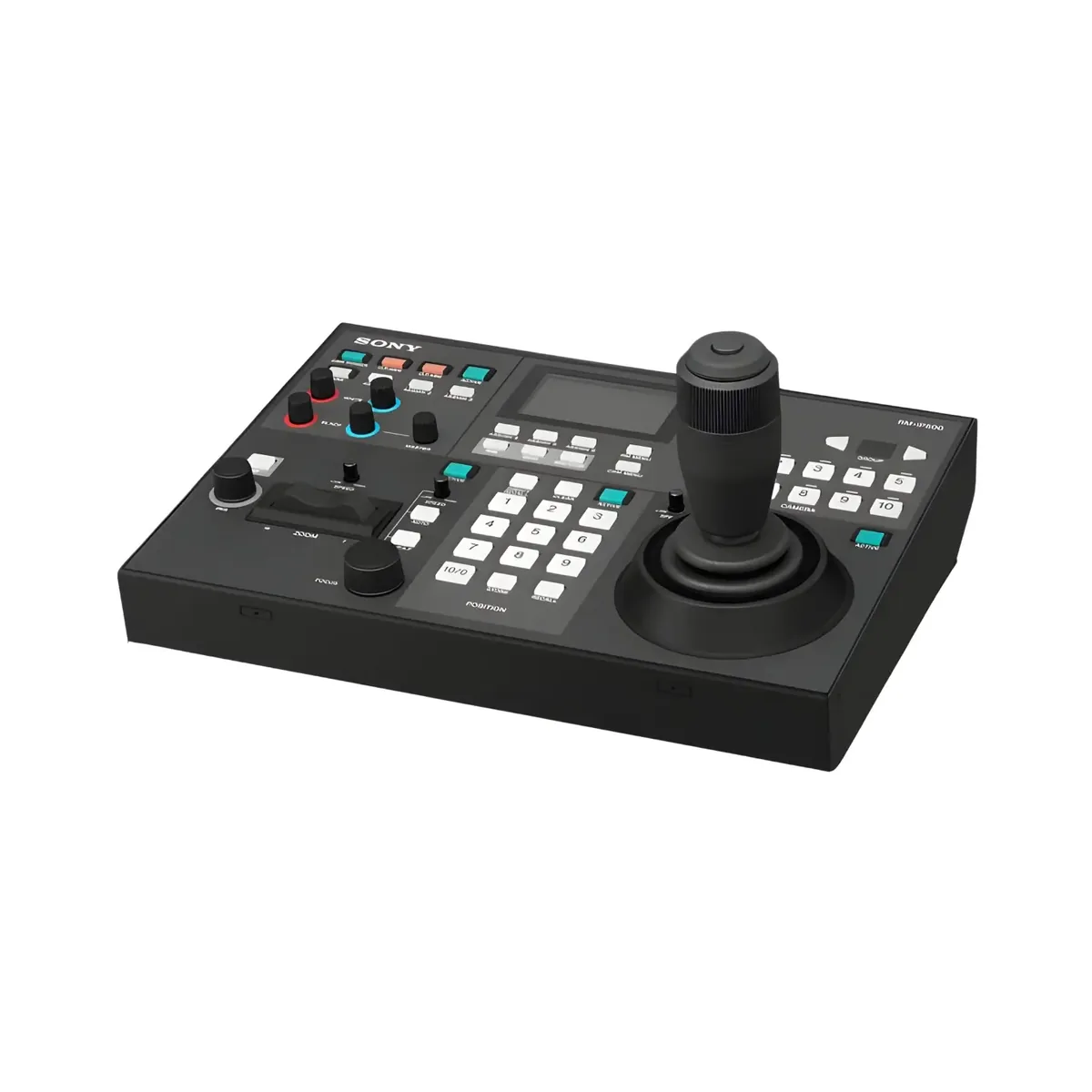 Sony RM-IP500 PTZ camera controller with joystick, preset keypad and camera selection buttons
