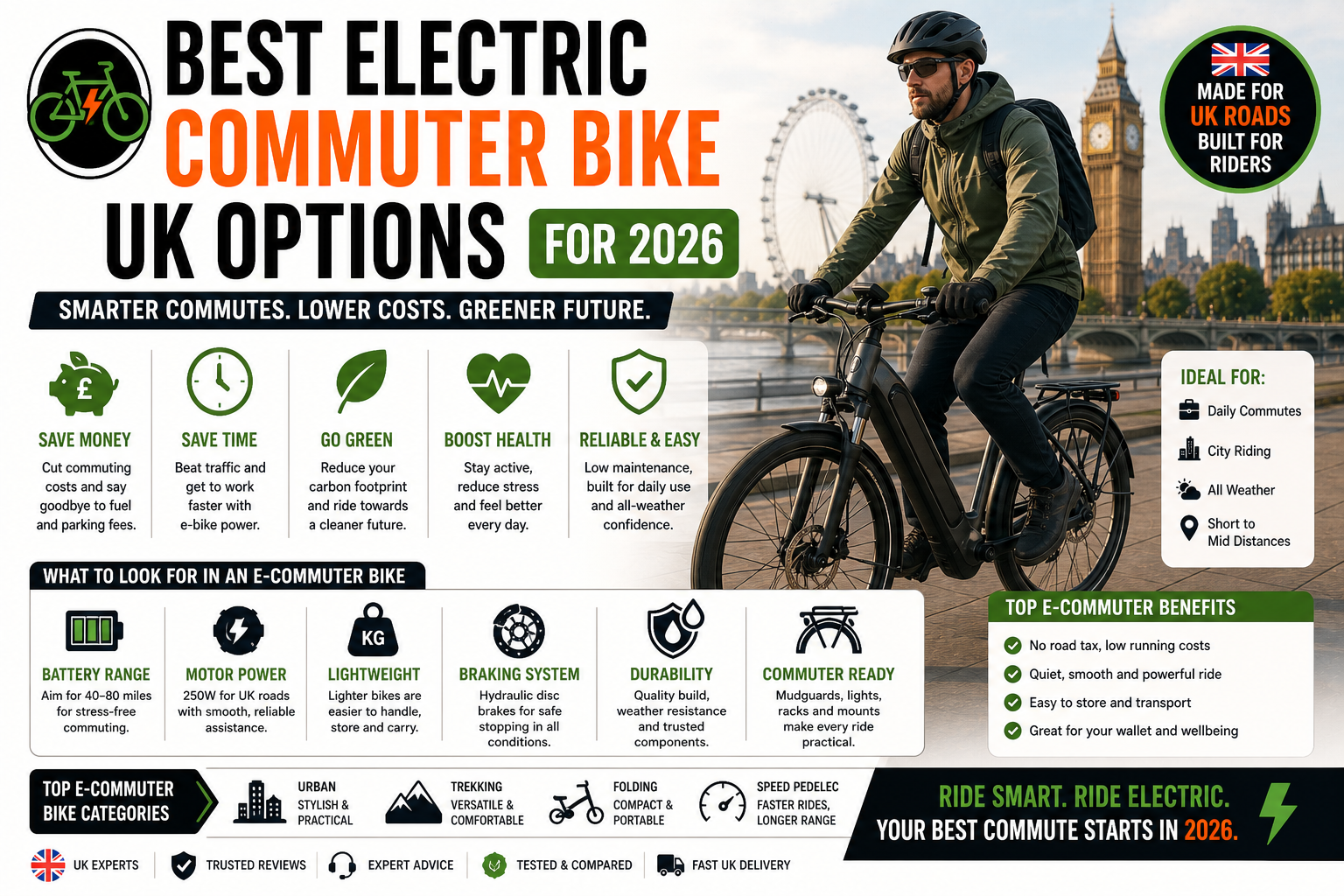 Best Electric Commuter Bike UK Options for 2026