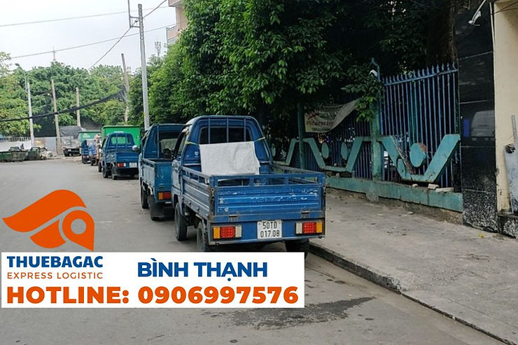Xe Ba Gác Chở Thuê Hàng Hóa Bình Thạnh - HCM