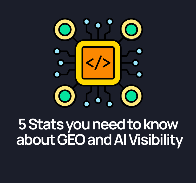 5 Stats you need to know about GEO and AI Visibility for your 2026 marketing strategy